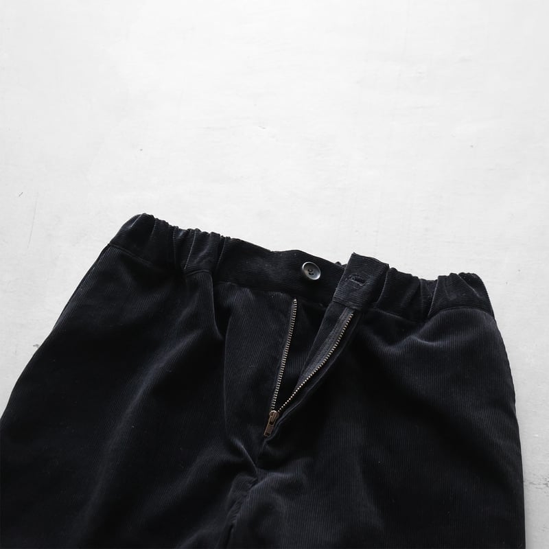 シャトルコーデュロイイージーパンツ（ブラック）【ユニセックス】513