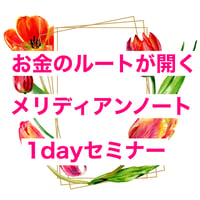 【動画講座】お金のルートが開く❤️メリディアンノート1dayセミナー