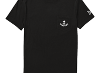 KENHOLIX WHT Label Logo Pocket Tee  -Black-