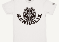 KENHOLIX  Brain Logo Tee -White-
