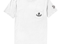 KENHOLIX WHT Label Logo Pocket Tee -White-