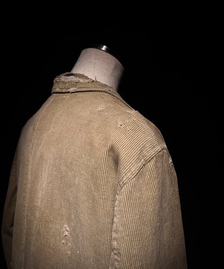 Vintage damage corduroy tailored jacket