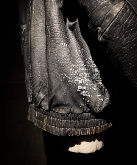 Vintage lamb Leather Flight Jacket with Vintage Badges