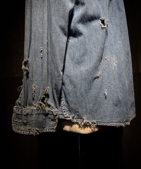Vintage damage denim shirt