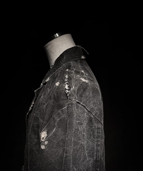 Vintage damage coverall jacket