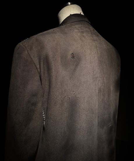 Vintage damage corduroy tailored jacket