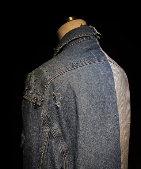 50/50 Split Rebuild Vintage hickory/Denim Shirt