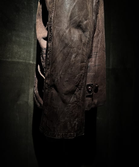 Rust Relic Reconstructed Vintage Leather Work Jacket