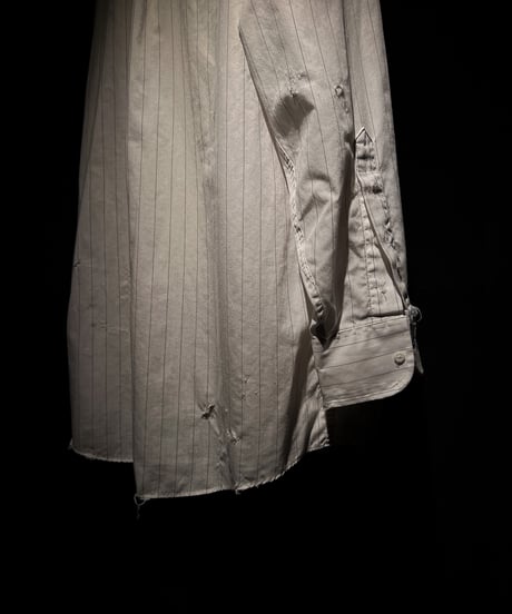 Vintage damage Pinstripe Dress Shirt