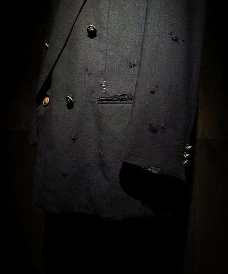 Vintage damage Navy blazer jacket