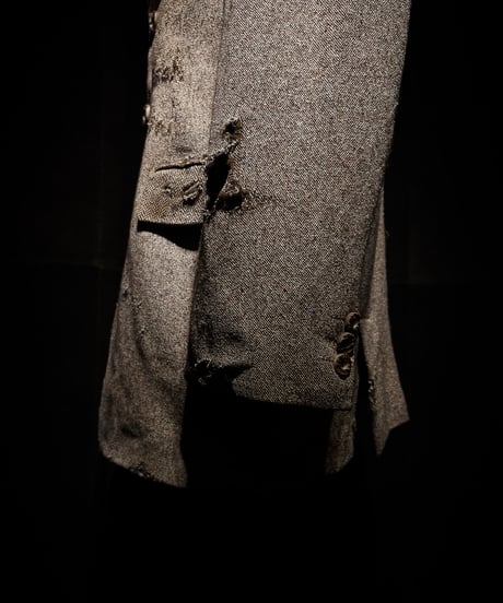 Vintage damage tweed tailored jacket