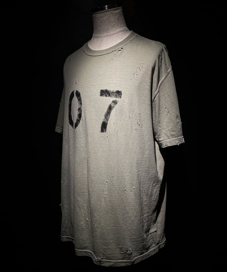 Seven years Anniv. numbering Tee (OLD GRAY)