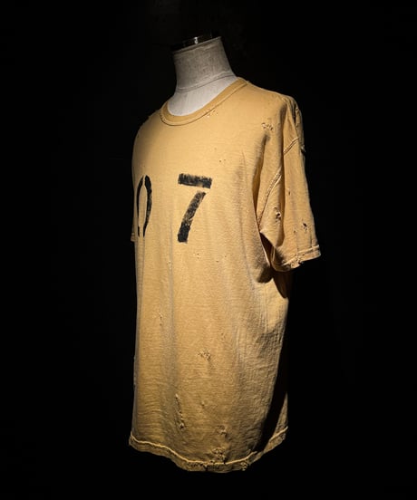 Seven years Anniv. numbering Tee (OLD YELLOW)