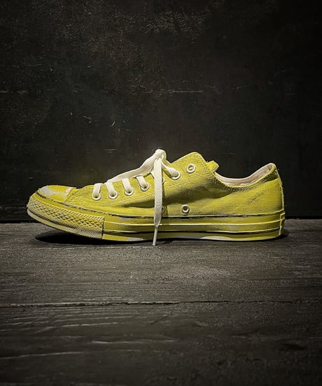 Discoloration Vintage Low cut Sneaker YELLOW
