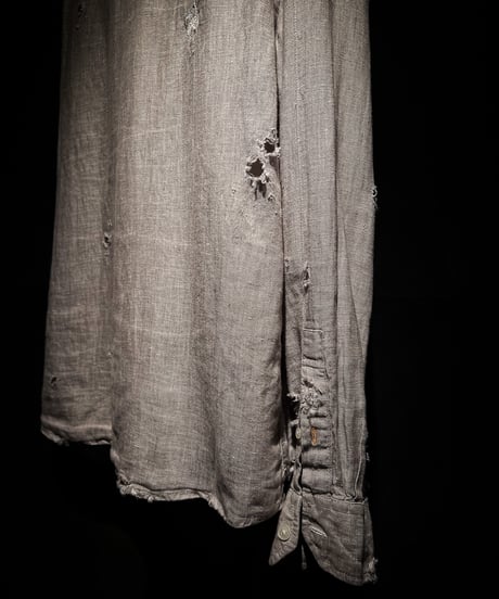 Vintage damage linen shirt
