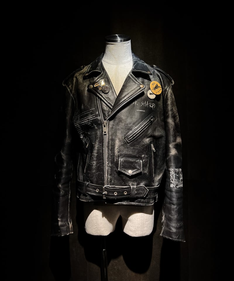 Vintage Leather Biker Custom Double Riders Jack