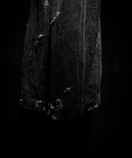 Vintage damage coverall jacket
