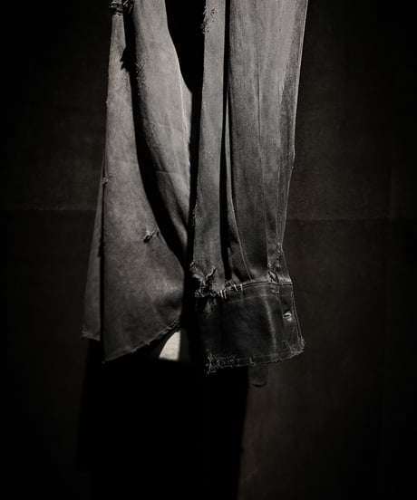 [Dye] Vintage damage dress shirt