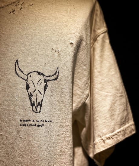 Buffalo bone T-shirt OLD WHITE