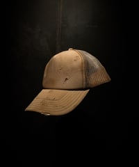 Vintage damage & dye mesh cap