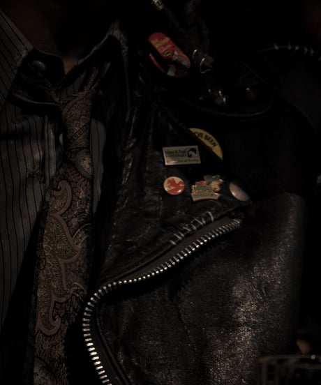 Vintage British Leather Biker Jacket with Quilted Lining