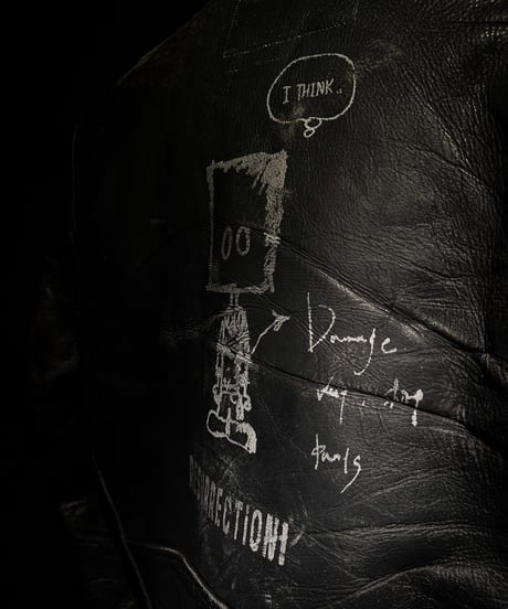 Vintage Leather Biker Custom Double Riders Jacket