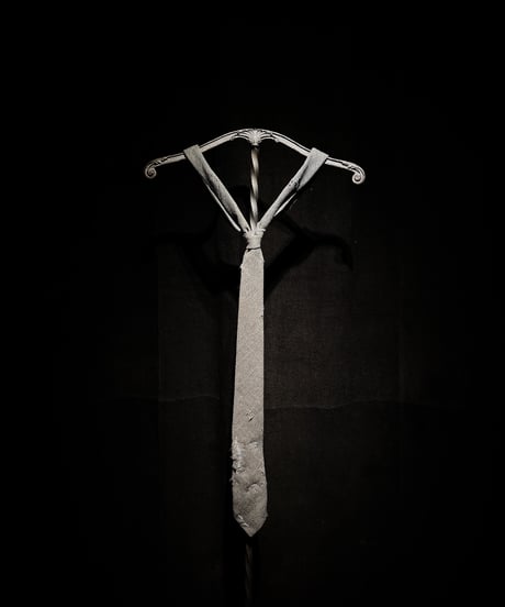 Vintage damage tweed Tie