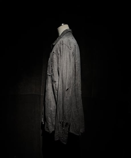 Garment-Dyed Distressed Vintage Shirt