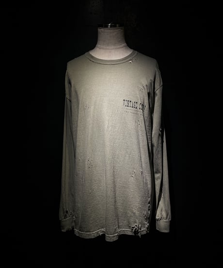 VINTAGE CLUB! Long sleeve Tee (OLD GRAY)