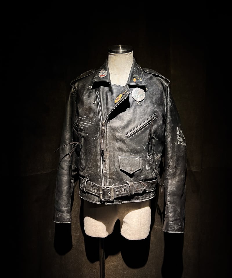 Vintage Leather Biker Custom Double Riders Jack