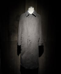 Pure Cashmere Black Long Vintage Coat