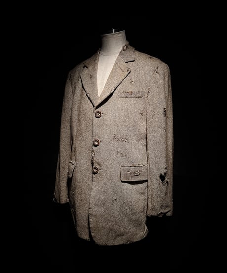 Vintage damage tweed tailored jacket