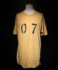 Seven years Anniv. numbering Tee (OLD YELLOW)