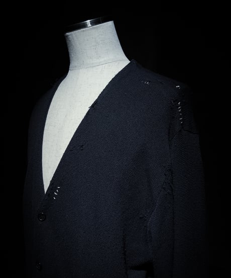 Vintage damage knit cardigan