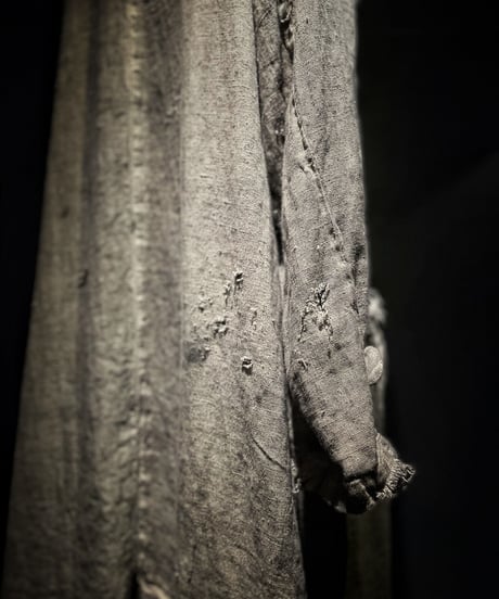 Vintage damage dye long coat