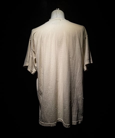 Vintage paint & damage Tee (OLD WHITE)