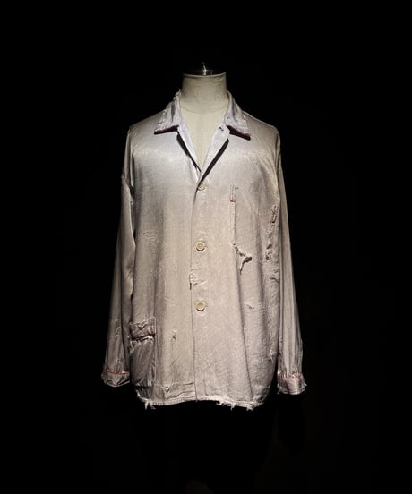 50's EURO Vintage damage nightwear shirt
