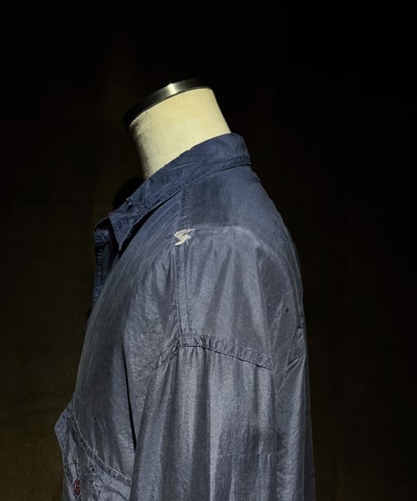 Vintage Silk100% Two-Pocket Shirt