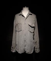 Vintage damage tweed shirt