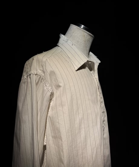 Vintage damage Pinstripe Dress Shirt