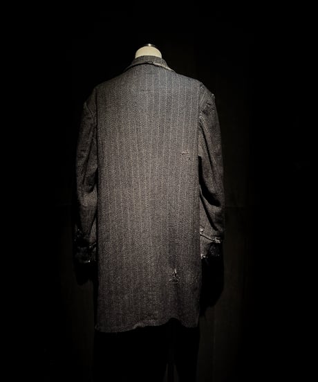 Herringbone Deconstructed Tailored Coat