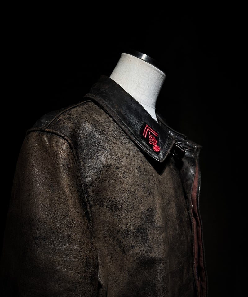 1940-1950's French Fireman Leather Jacket | RES