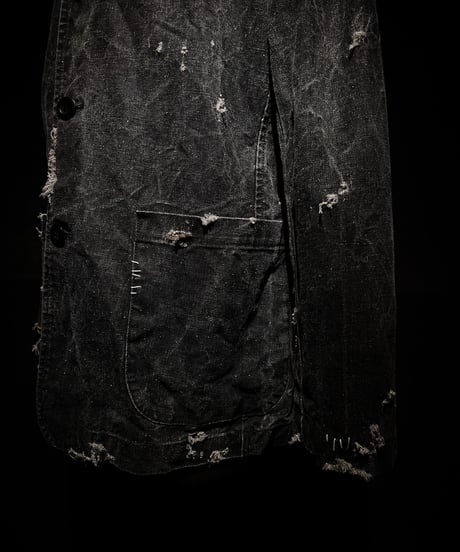 Vintage damage coverall jacket