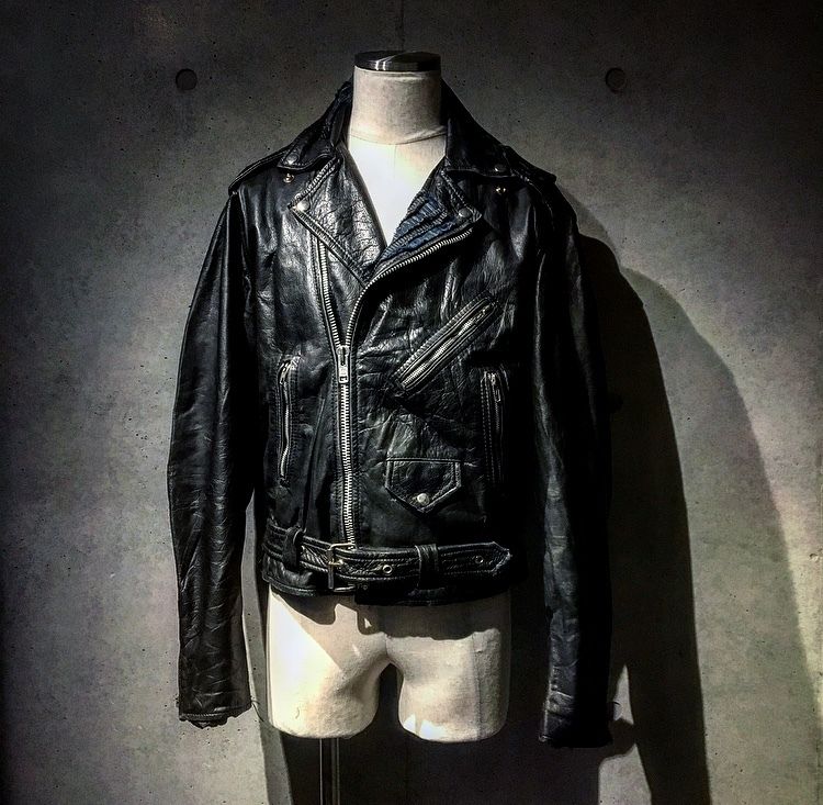 saruche⭐︎タグ付き美品⭐︎ラバリジャケット Different fabrics Sewn Rider's Jacket(襤褸) | RES