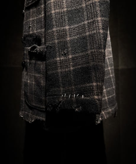 Vintage damage & patchwork P-coat