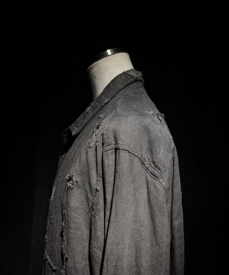 Garment-Dyed Distressed Vintage Shirt