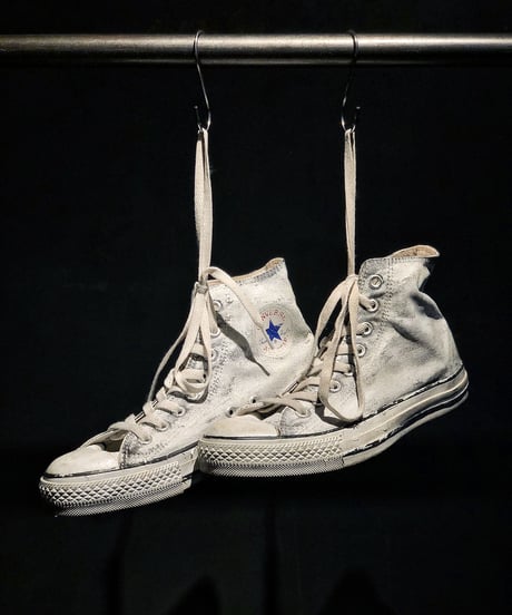 Discoloration Vintage High cut Sneaker WHITE
