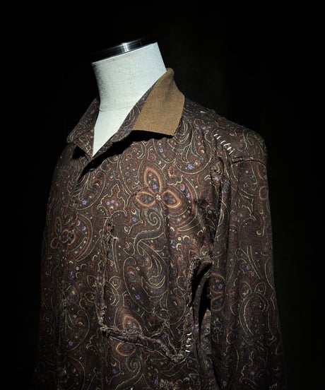 Vintage damage pattern shirt