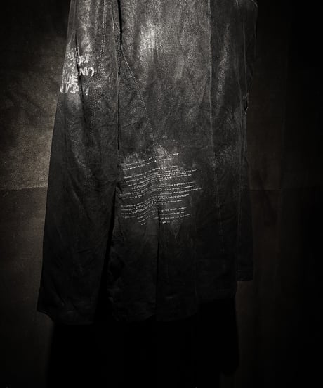 Euro vintage Reconstructed Suede Double-Breasted Coat