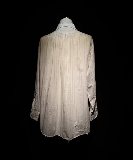 Vintage damage Pinstripe Dress Shirt
